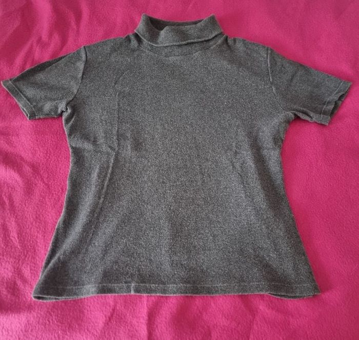 Pull col roulé