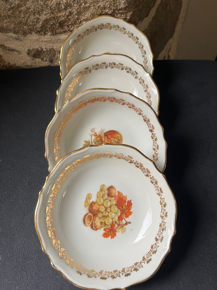 Lot de 4 petites coupelles CNP Porcelain de Luxe Vintage - photo numéro 3