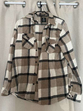 Veste à carreaux homme