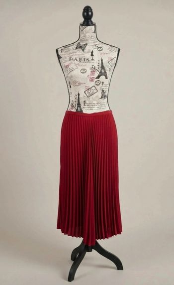 🌸Jupe plissée Bordeaux Witteveen bordeaux Taille 38🌸