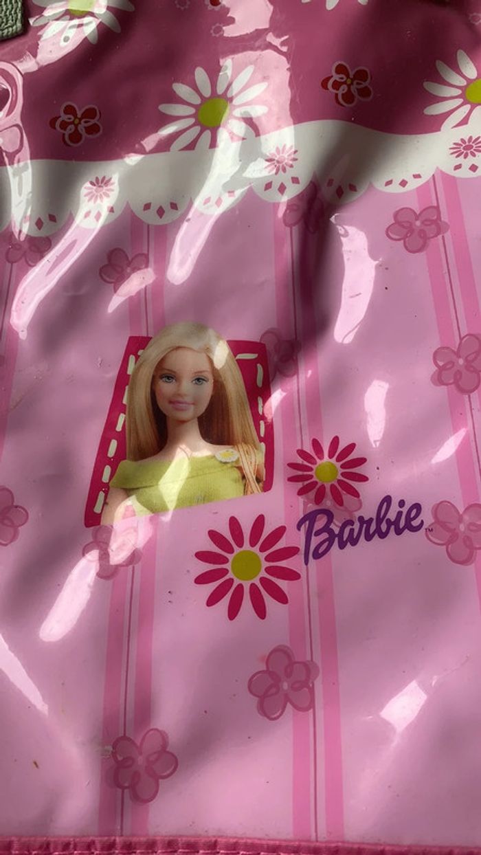 Sac en plastique Barbie poupée rose - photo numéro 2