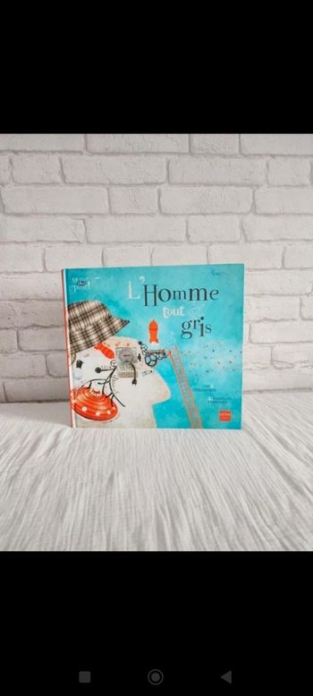 Album enfant l'homme tout gris