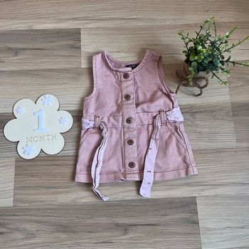 Robe en jeans rose kiabi 