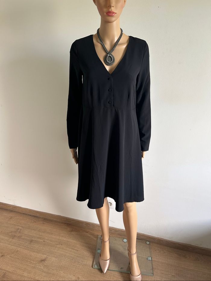 Robe casual noire neuve à manches longues NA-KD taille XS - photo numéro 3