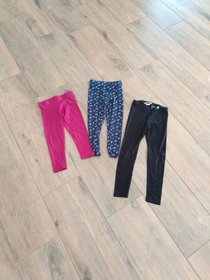 Lot de 3 leggings 4 ans
