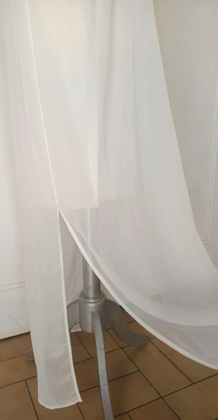 Robe longue voile doublé femme t m 38 cop copine - photo numéro 4