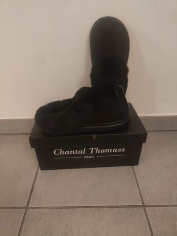Pantoufles femme Chantal Thomass noir 36/37