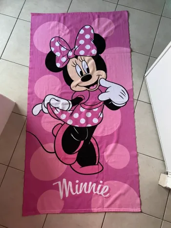 Serviette piscine Minnie rose