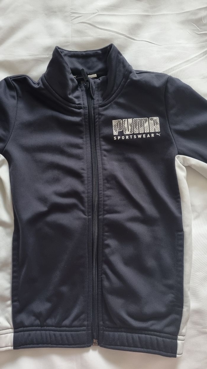 Veste de Survêtement PUMA Sportswear Enfant Marine/Bleu 5-6 ans (116 cm) - photo numéro 2