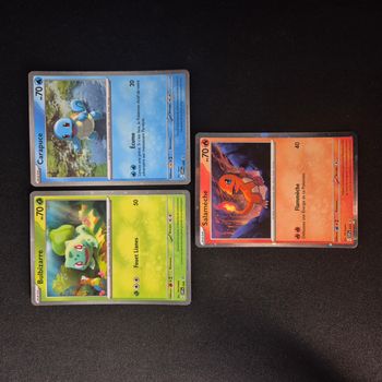 Cartes Pokemon : Starters 1ère Génération - Promo SV