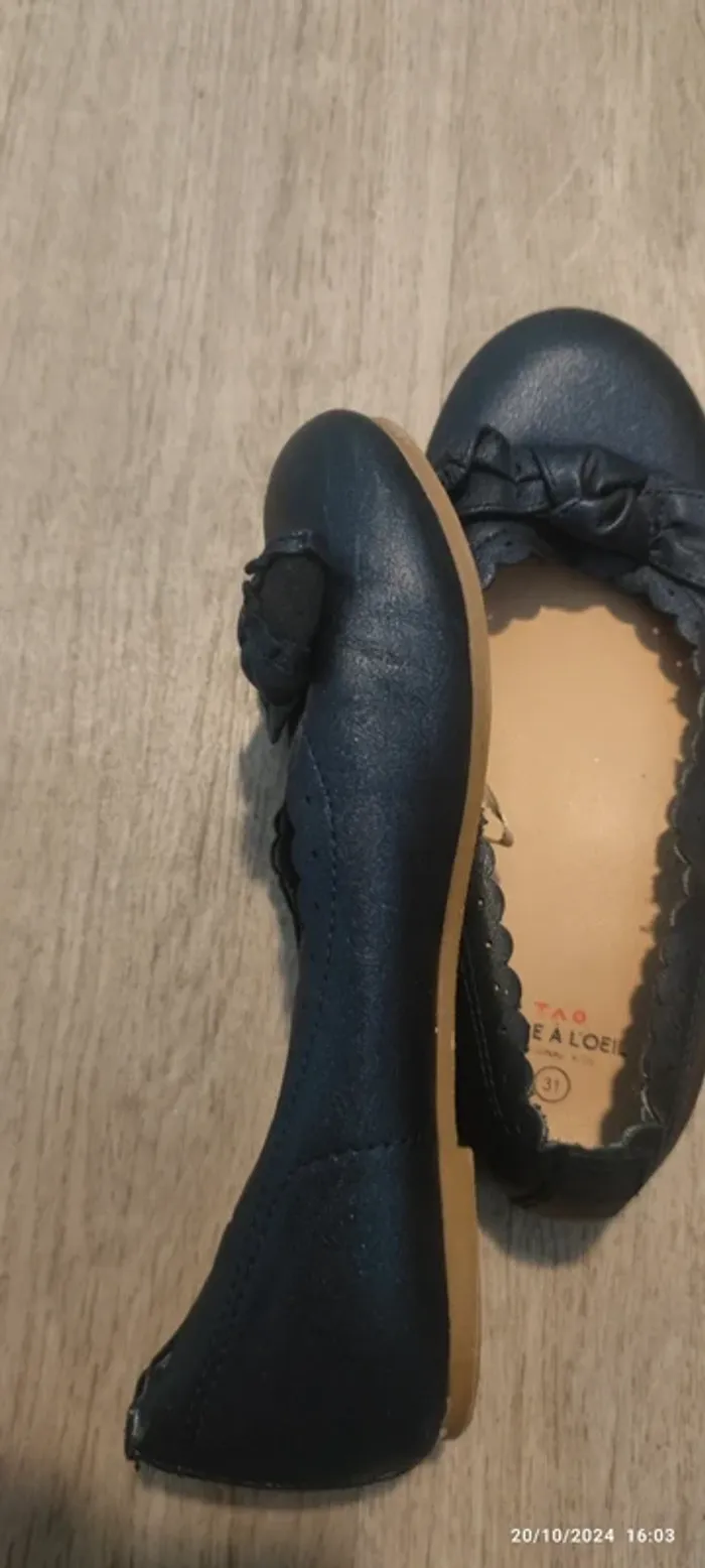 Ballerines bleu marine TAO 31 - photo numéro 4