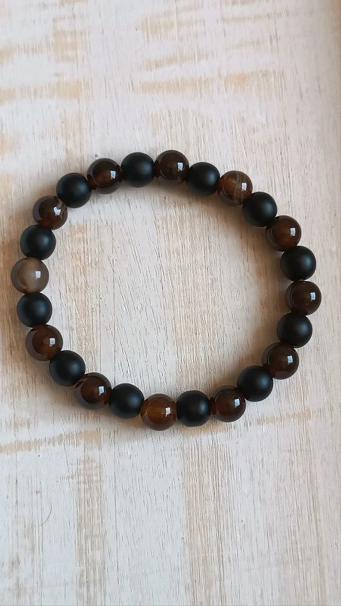 Jolie bracelet en pierre et perles - photo numéro 2