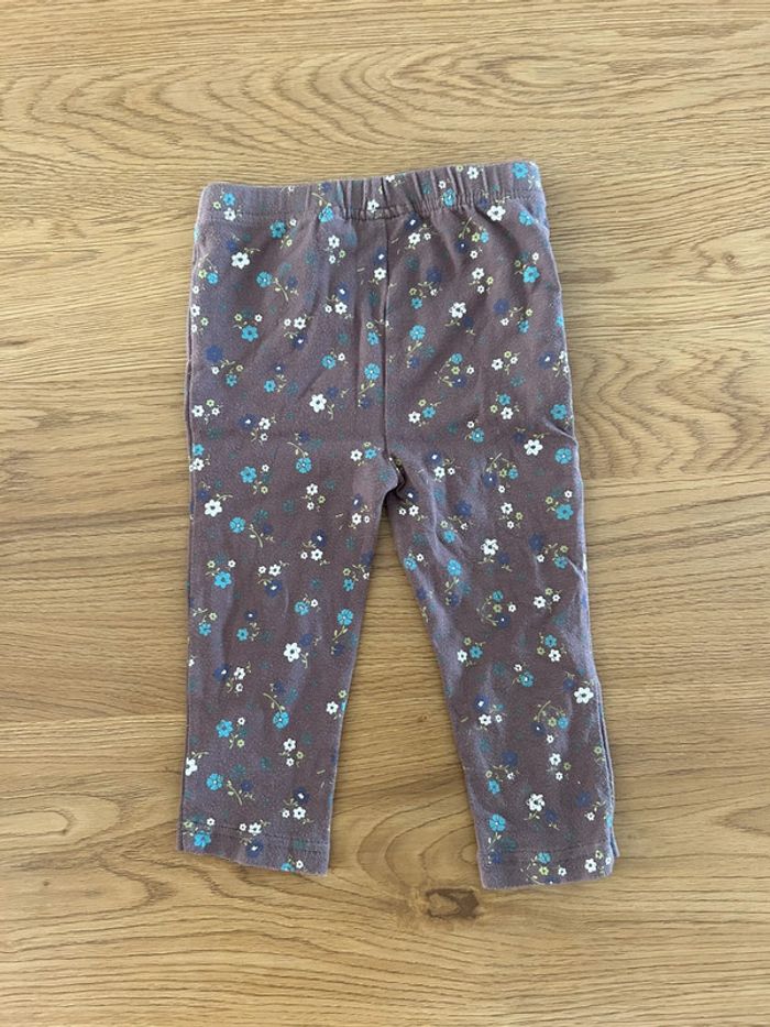 Legging fleuri Lulu Castagnette 18 mois - photo numéro 2