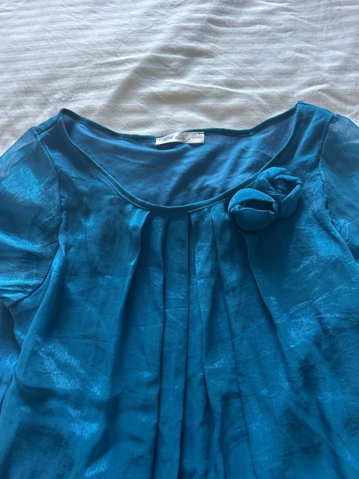 Haut bleu canard 40/42 - photo numéro 2