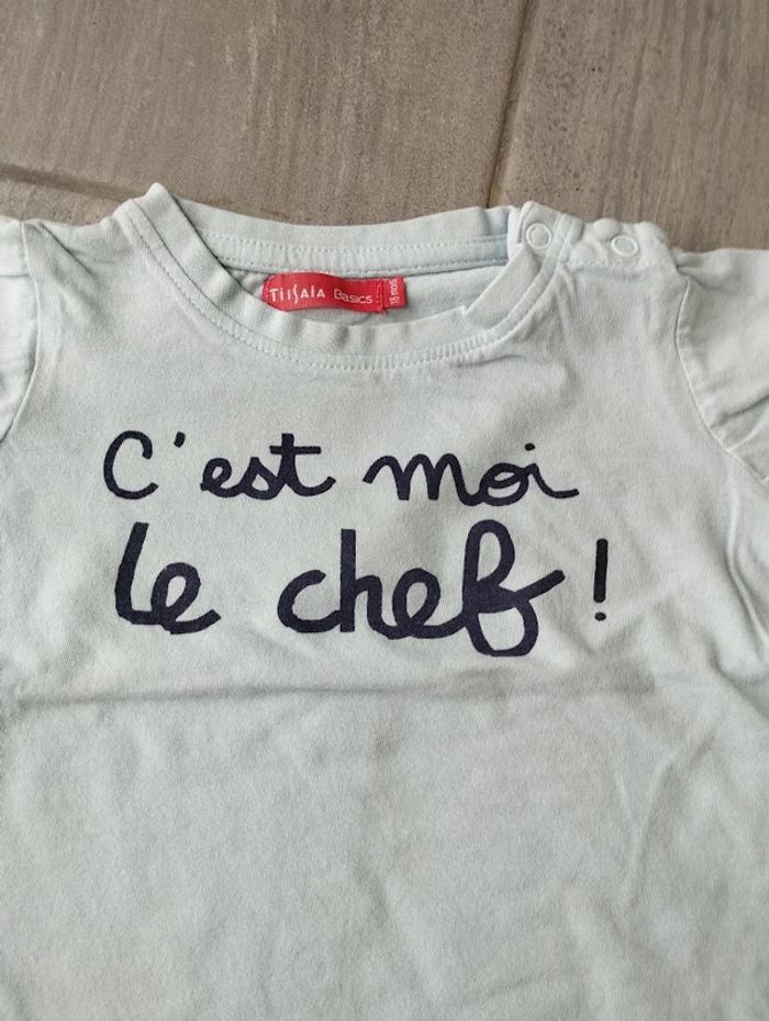 Lot n°327 T-shirt manches courtes Tissaia 18 mois - photo numéro 3