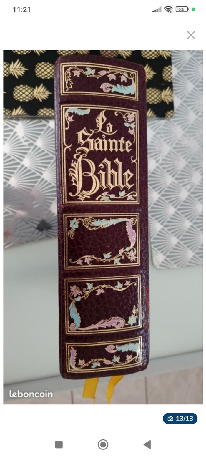 Livre la sainte bible édition edilec 1979 - photo numéro 10
