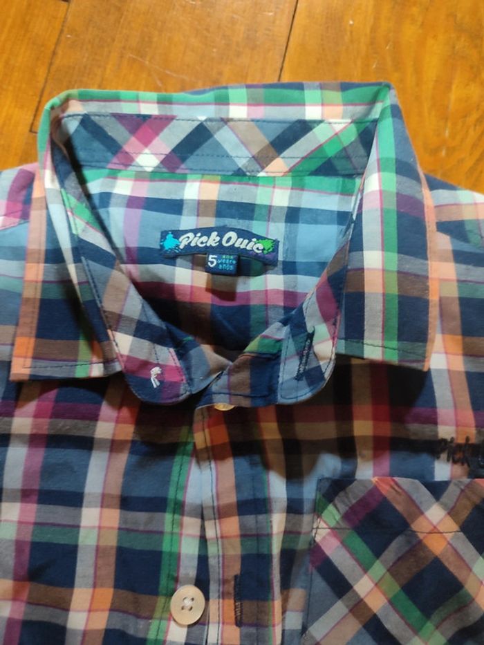 Chemise manches courtes 5 ans - photo numéro 2