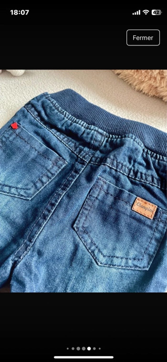 Lot 2 pantalons bébé garçon - photo numéro 10