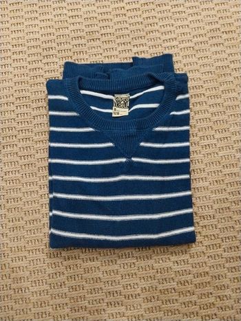 Pull marinière col rond