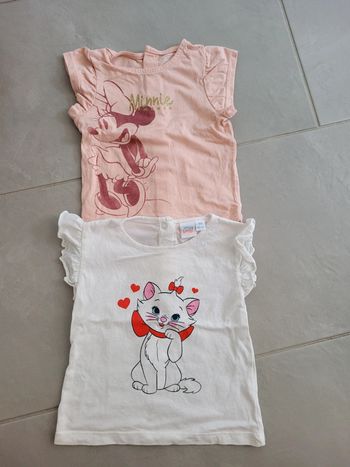 Lot t-shirts disney 9 mois