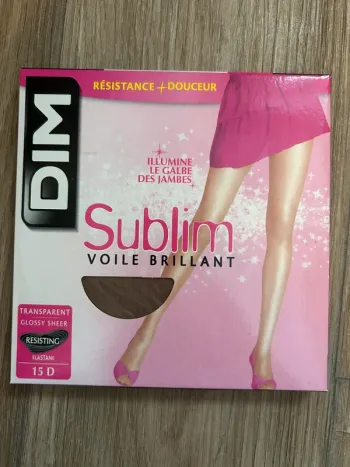 Collants transparent « Sublim voile brillant »