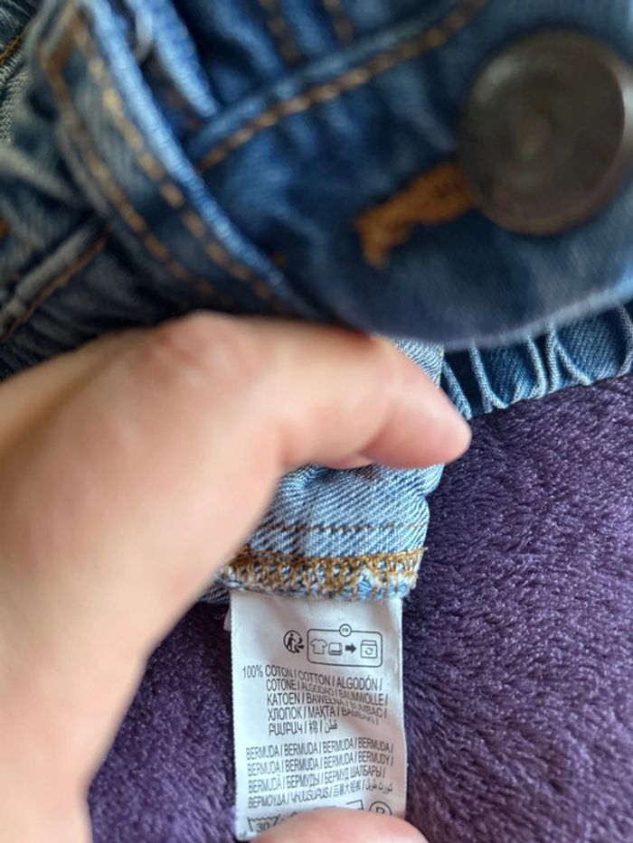 Bermuda short en jean garçon Kiabi eco conception taille 3 ans - photo numéro 7