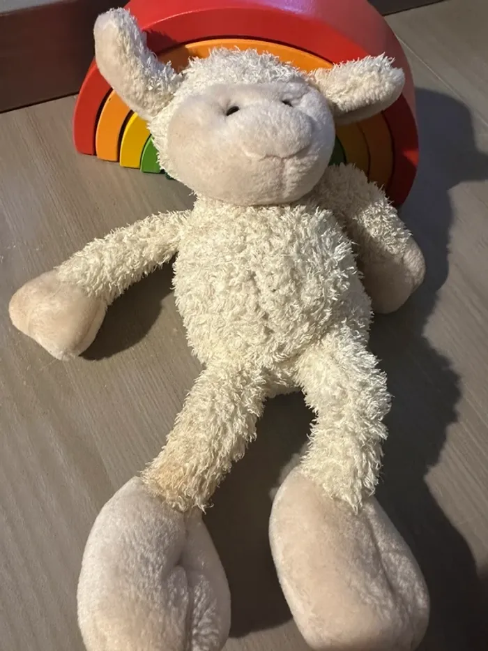 Peluche doudou mouton sunkid - photo numéro 2