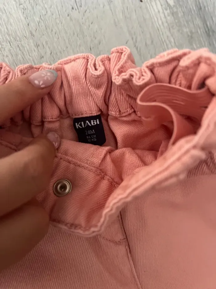 Lot de 2 pantalons 24 mois bébé fille - photo numéro 5