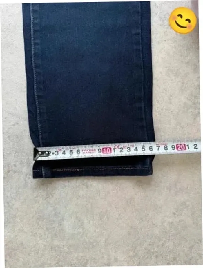 Jeans Levi's W31 FR40 L32 coupe droite bleu marine Femme Women pan521b - photo numéro 5