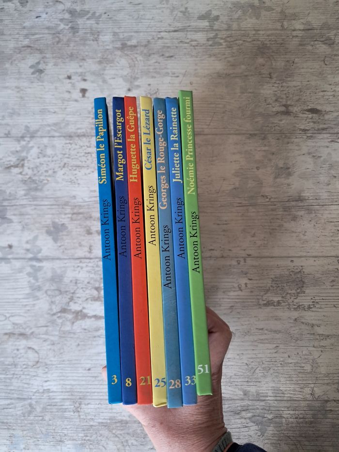 Lot de 7 albums d'Antoon krings collection drôles de petites bêtes