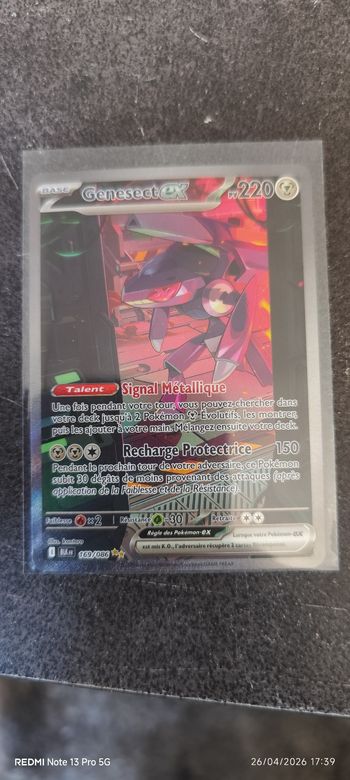 Carte Pokémon – Genesect ex 169/086 – Full Art – Neuve