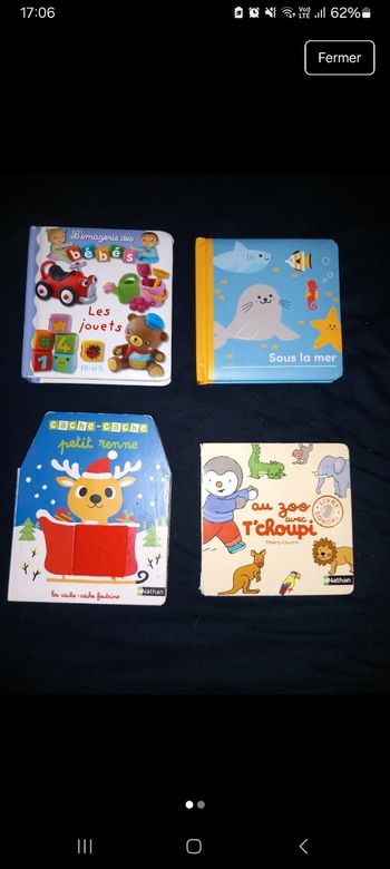 Lot de 4 livres bébé