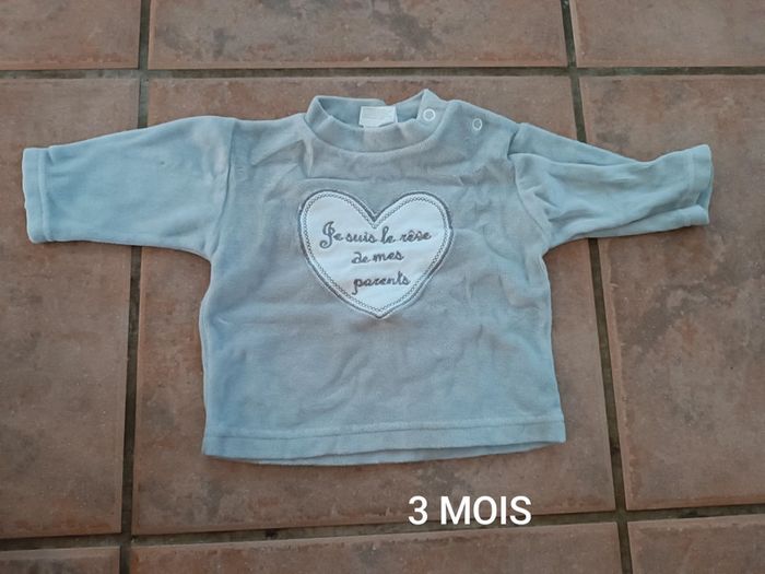 Haut de pyjama 3 MOIS