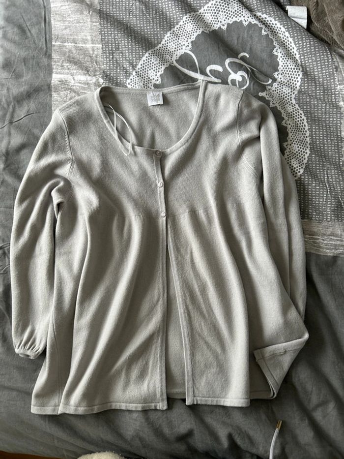 Gilet camaïeu