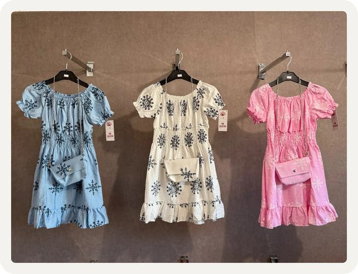 Robe bleue à détails bleus - photo numéro 4