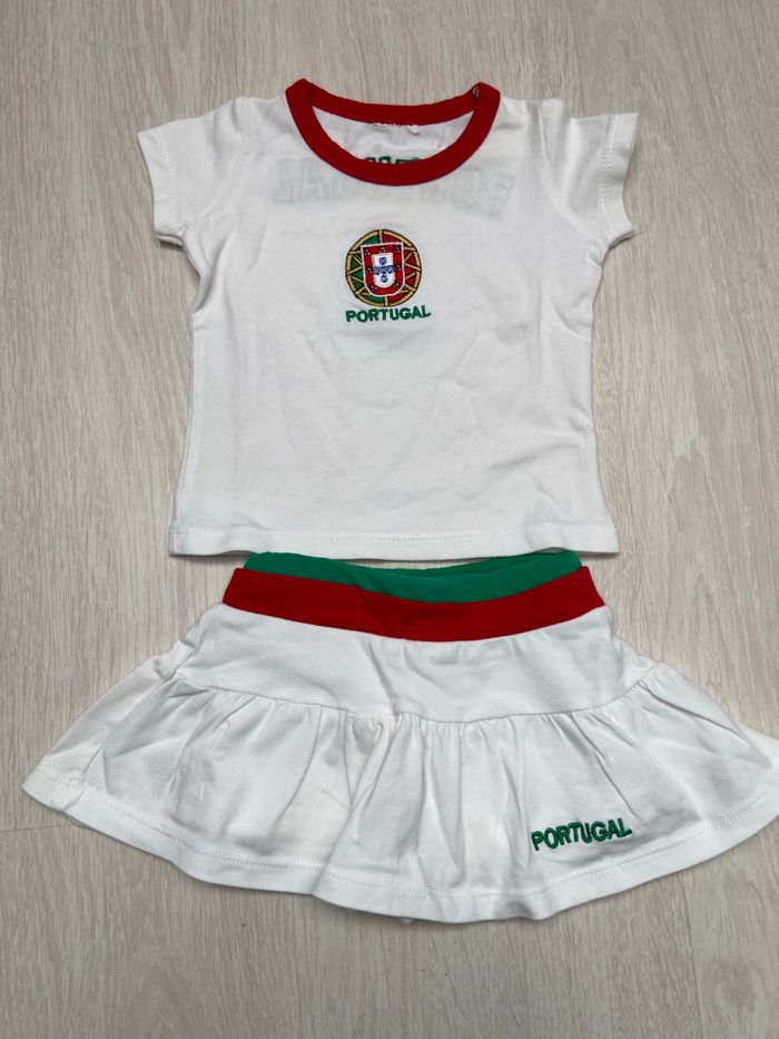 Ensemble Portugal pour bébé fille