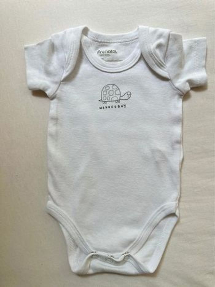 Lot 7 bodies manches courtes 1 mois - photo numéro 3