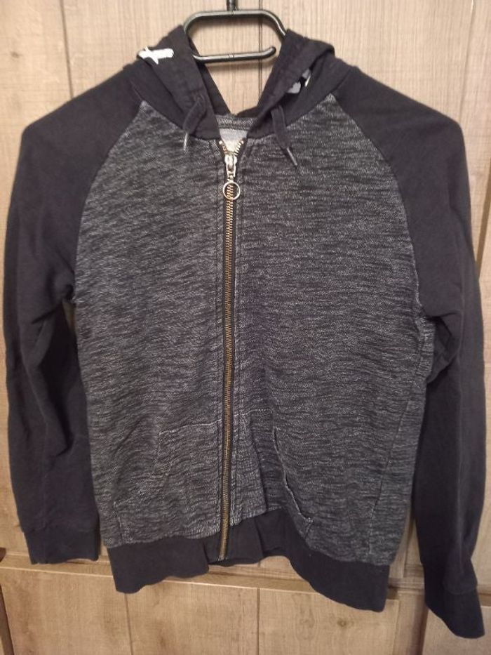 sweat à capuche noir