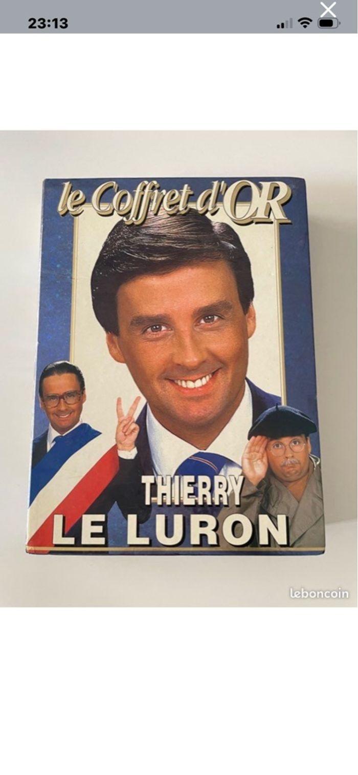 Coffret Thierry Le Luron VHS