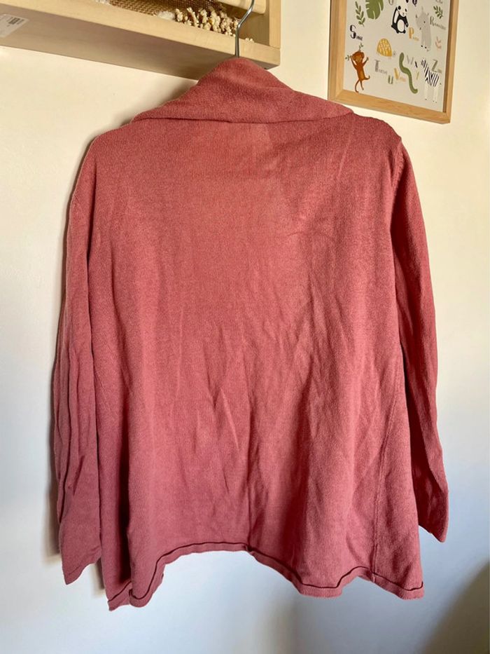 Gilet rose foncé kiabi 8 ans - photo numéro 3