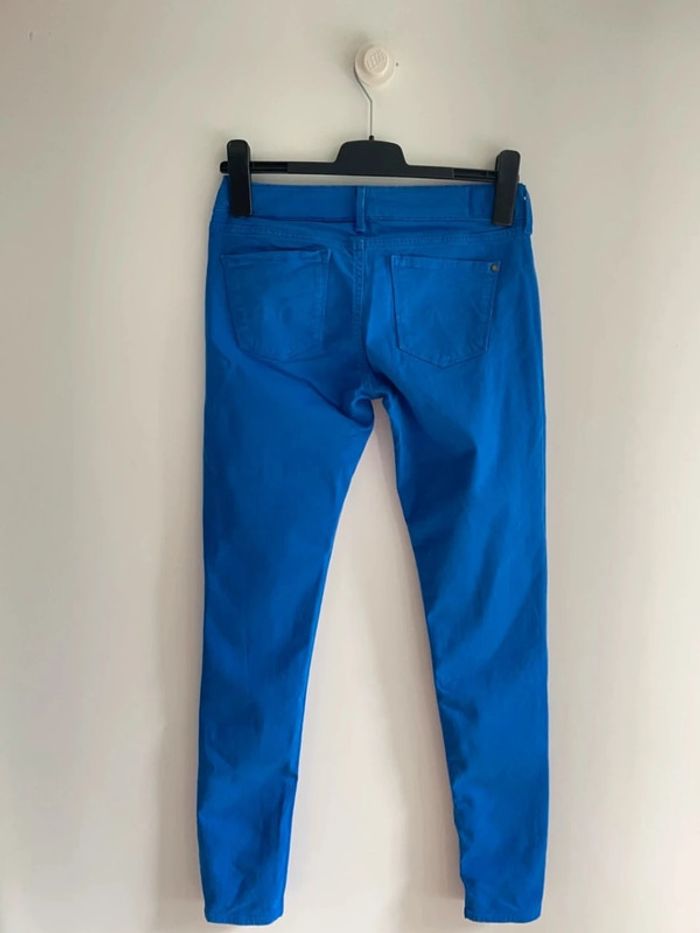 Pantalon slim bleu électrique Pepe Jeans - photo numéro 4