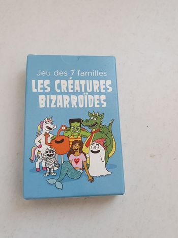 Jeu de 7 familles : les créatures bizarroïdes