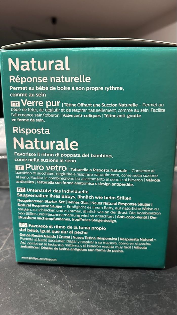 Lot 5 biberons neufs Phillips Avent en verre + 2 offerts - photo numéro 10