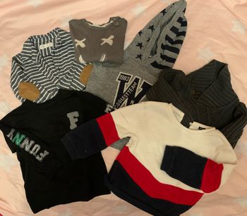 Lot de 6 hauts garçon