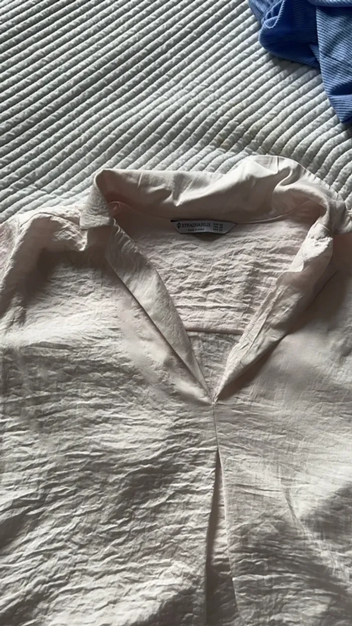 Chemisier blanc stradivarius - photo numéro 5