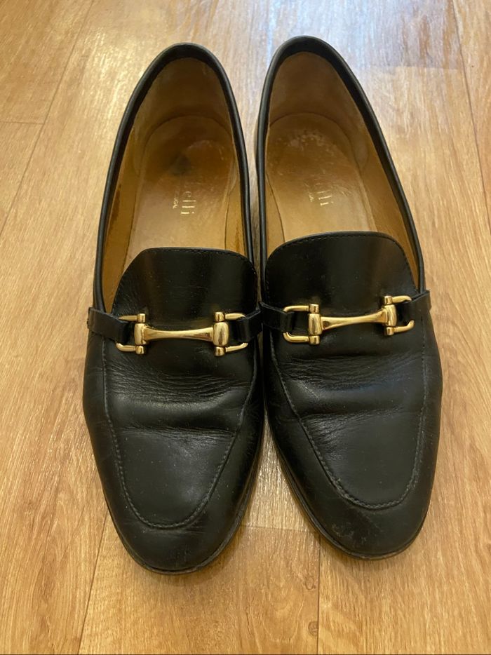Mocassins noirs cuir femme 38 - photo numéro 7
