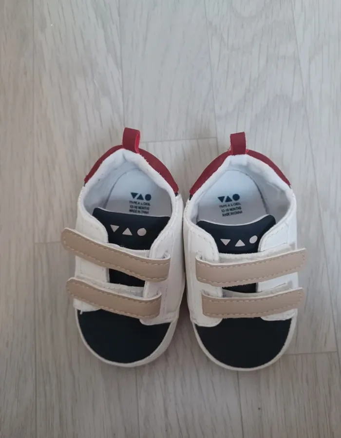 Chaussons basket scratch bébé garçon tape à l'oeil - photo numéro 7