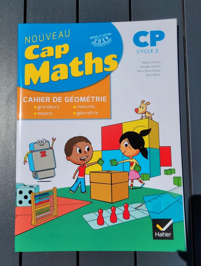 Cap maths CP cahier de géométrie