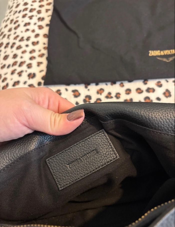 Sac Zadig & Voltaire noir gold - photo numéro 4