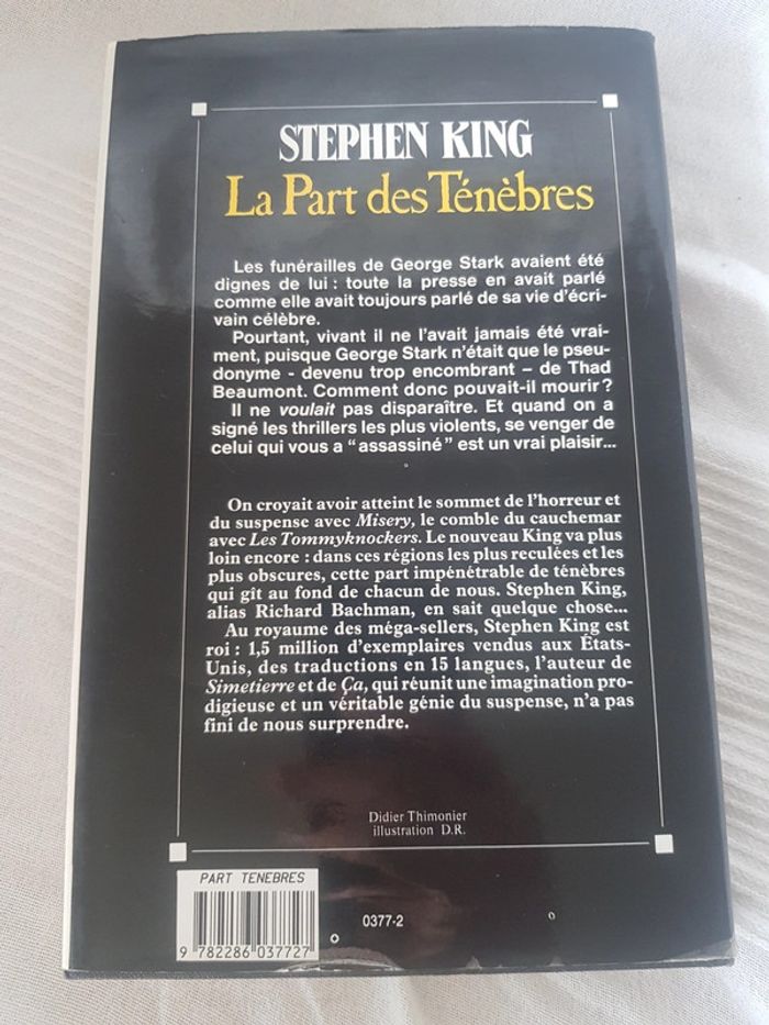 La part des ténèbres de Stephen KING - photo numéro 2